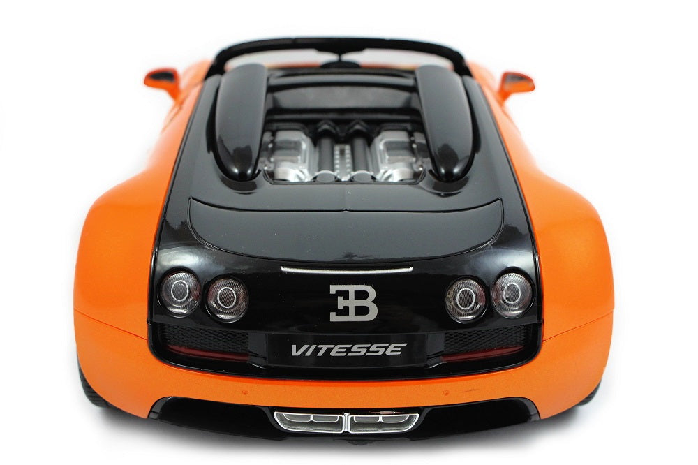 MASINA CU TELECOMANDA BUGATTI GRAND SPORT VITESSE PORTOCALIU CU SCARA 1 LA 14 [ps:d0f559e4-0a2c-4e78-ad25-513a1b270c7b]