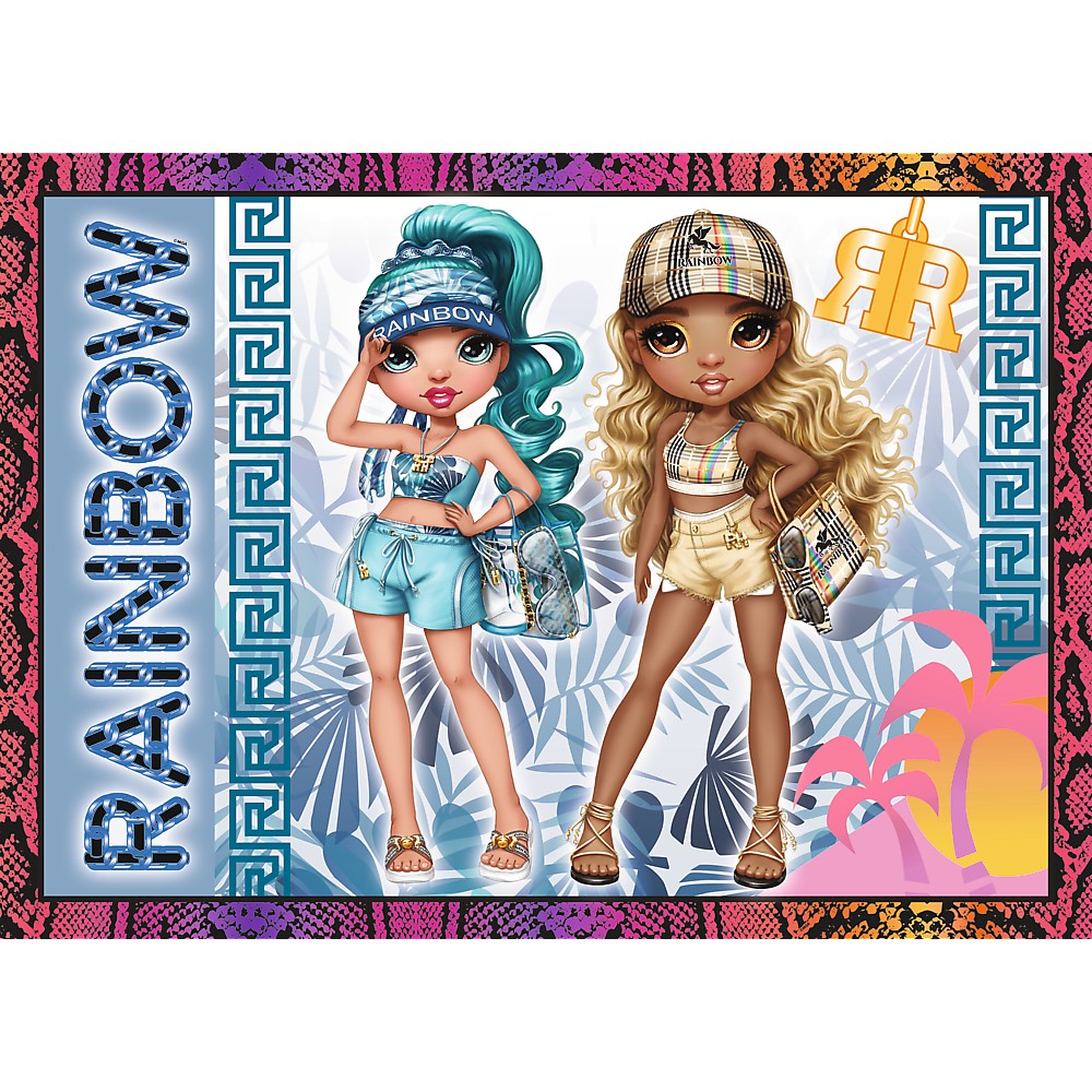 PUZZLE TREFL RAINBOW HIGH 4IN1 PAPUSILE FASHION - Imagine 2