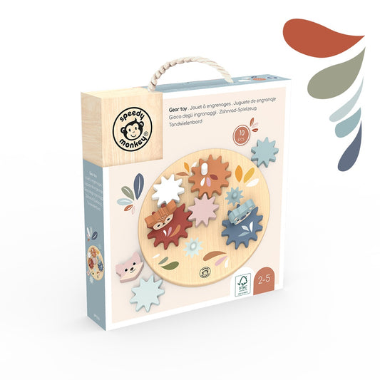 Jucarie interactiva cu roti dintate, Speedy Monkey - Imagine 2 [ps:3b98f72d-b982-497c-8b60-82566bf4989e]