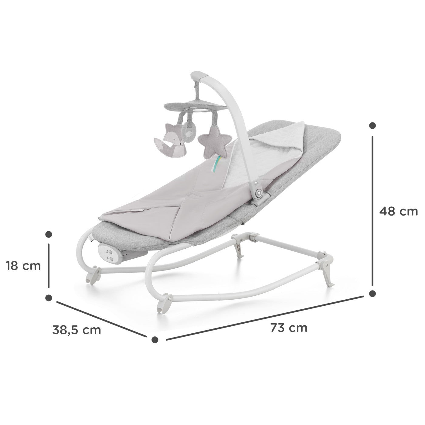 SEZLONG 3 IN 1, KINDERKRAFT FELIO 2, FOREST YELLOW - Gri