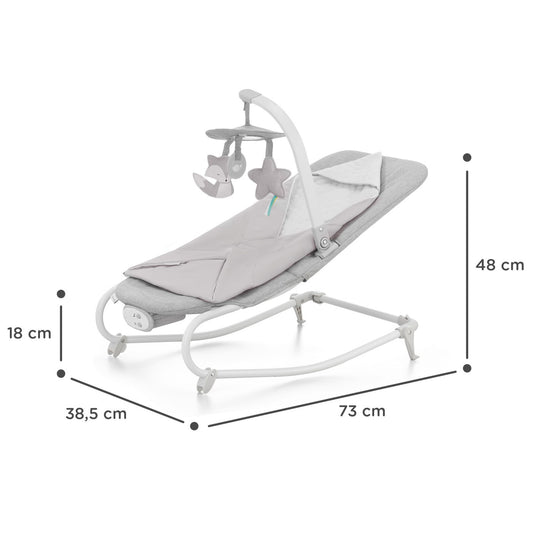 SEZLONG 3 IN 1, KINDERKRAFT FELIO 2, FOREST YELLOW - Gri