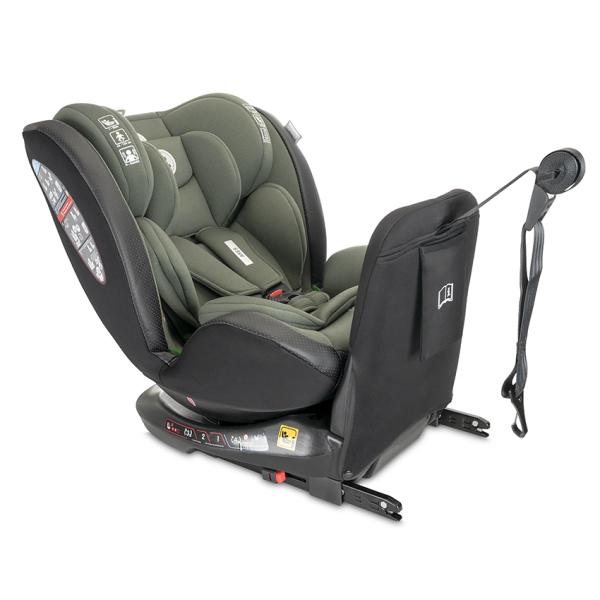 Scaun Auto Lorelli Ares i-Size, Rotativ, 0-12 ani, Pink - Green (2) [ps:b4005853-0efd-4c0c-b6a1-7e8449c681ba]