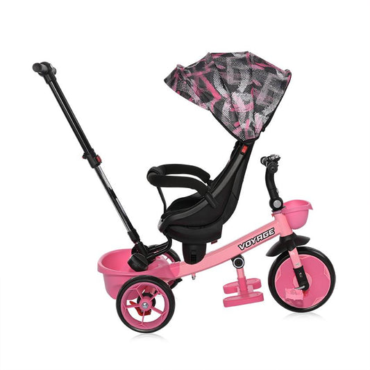 Tricicletă Lorelli Voyage cu Scaun Reversibil, Pink, 1-5 Ani - roz (2) [ps:fe8730e9-8a12-4937-82f7-8e10e9d2642e]