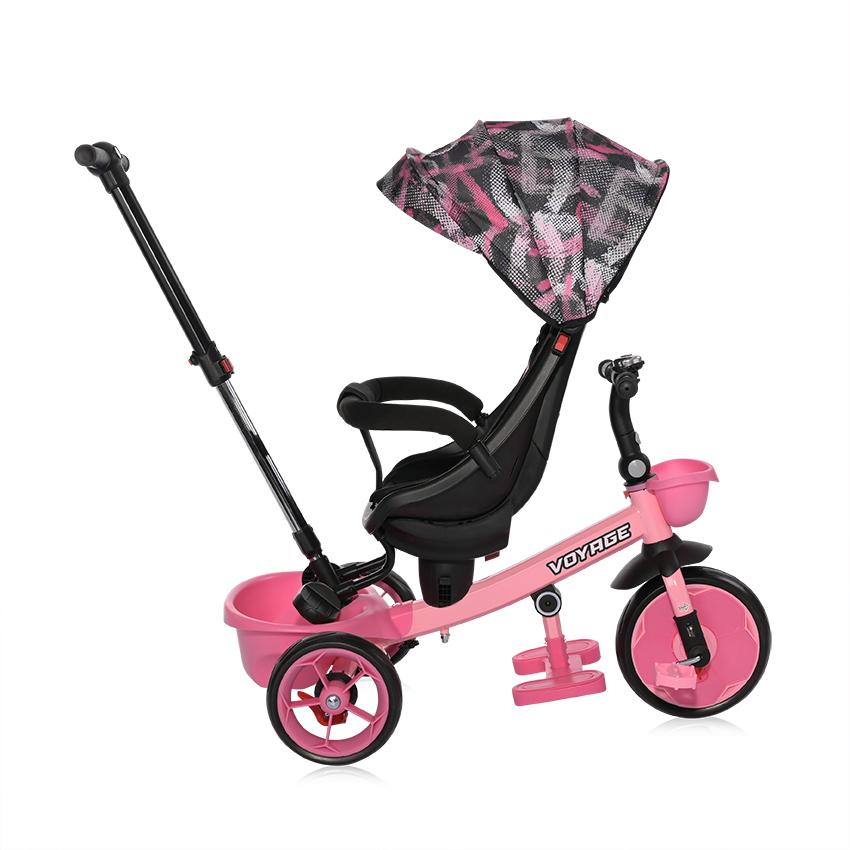 Tricicletă Lorelli Voyage cu Scaun Reversibil, Pink, 1-5 Ani - roz (2) [ps:fe8730e9-8a12-4937-82f7-8e10e9d2642e]