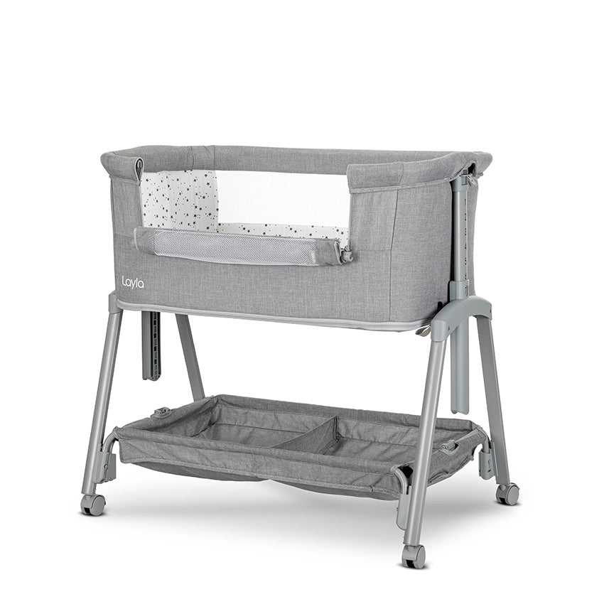 Pătuț Co-Sleeper Lorelli Layla 2 în 1, Black | infant.ro - Grey (2) [ps:22355986-9139-4f3d-9c65-a7ced1ef9c6c]