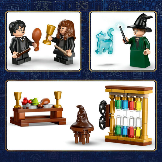 LEGO HARRY POTTER CASTELUL HOGWARTS CEREMONIA JOBENULUI - Imagine 2