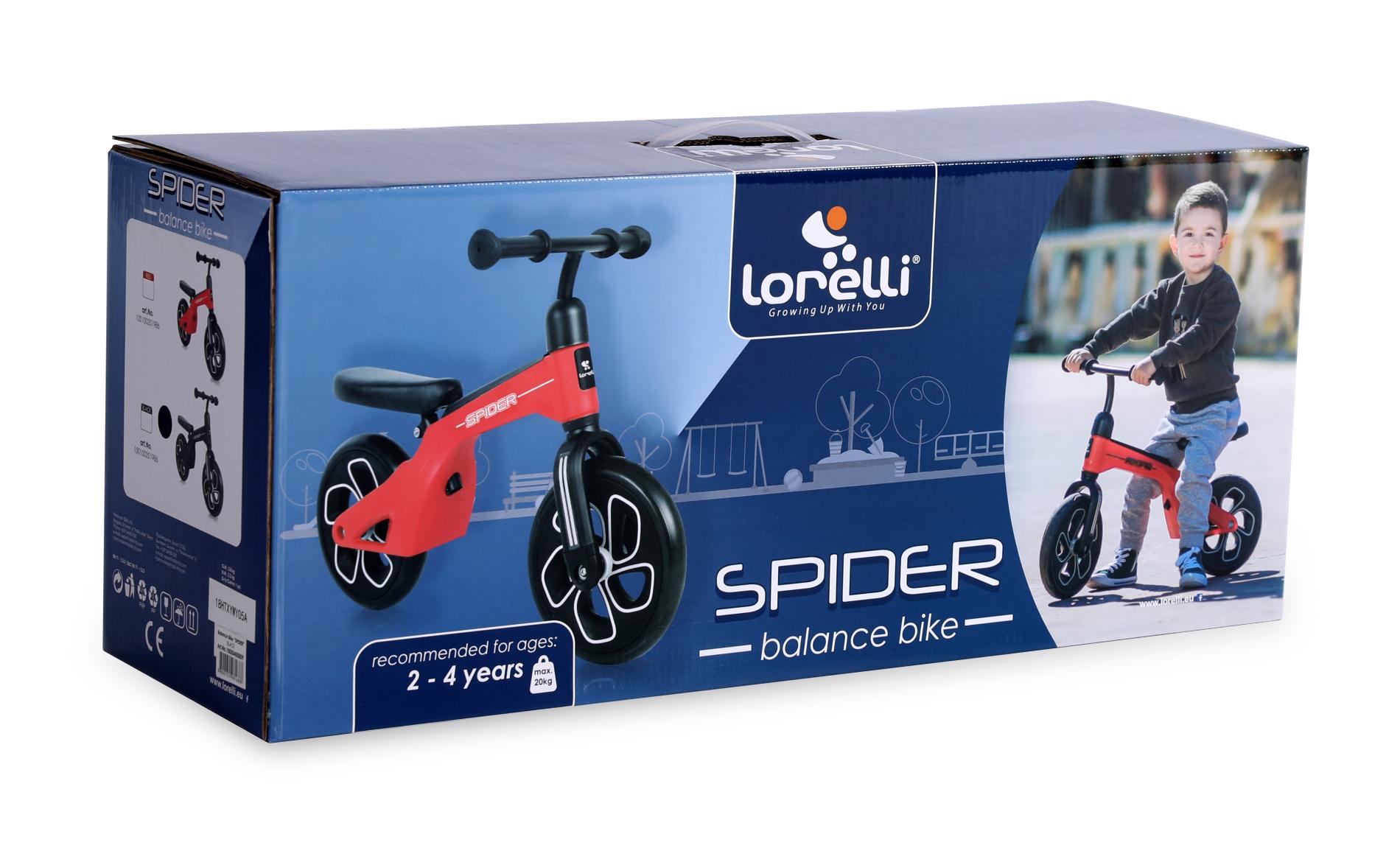 Bicicletă de Tranziție Lorelli Spider, Fără Pedale, Mint - Rosu (2) [ps:3018a7a2-e499-471f-96b3-62d2e9c37904]