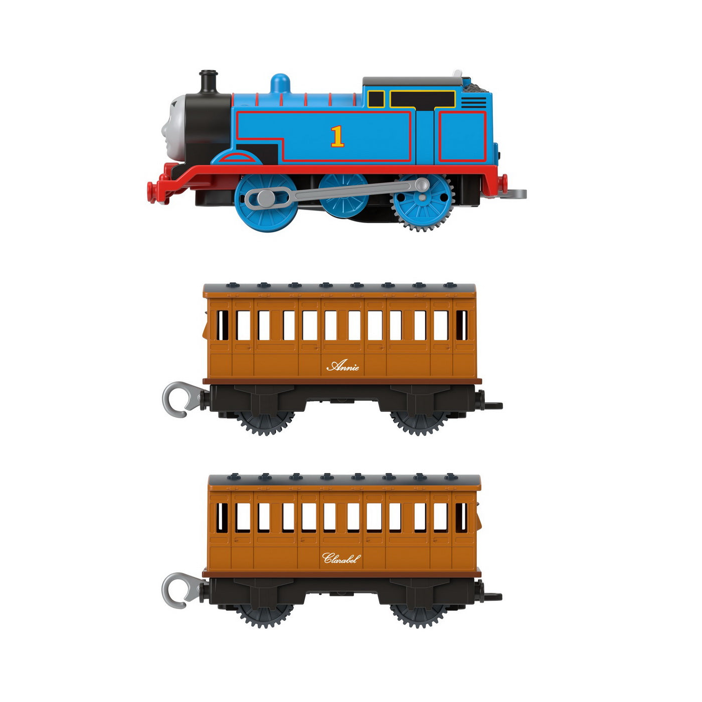 THOMAS LOCOMOTIVA MOTORIZATA SAFARI MONKEY THOMAS Mattel - Annie si Clarabel (2) [ps:59112386-62df-4fbb-bf41-4d87aaa27001]