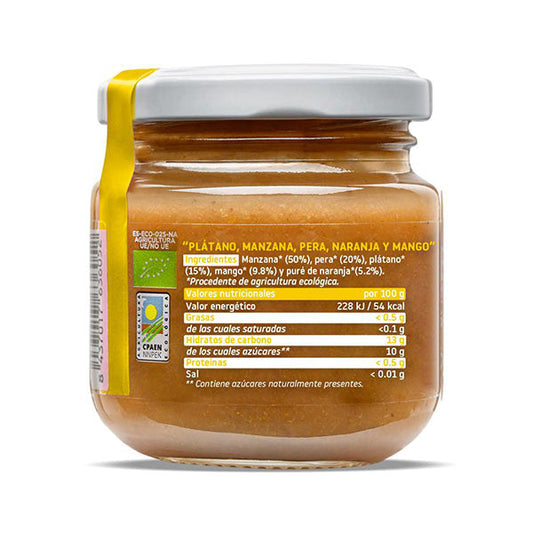 Smileat Piure din mix de fructe cu mango 130g, +6 luni, Eco - Imagine 2