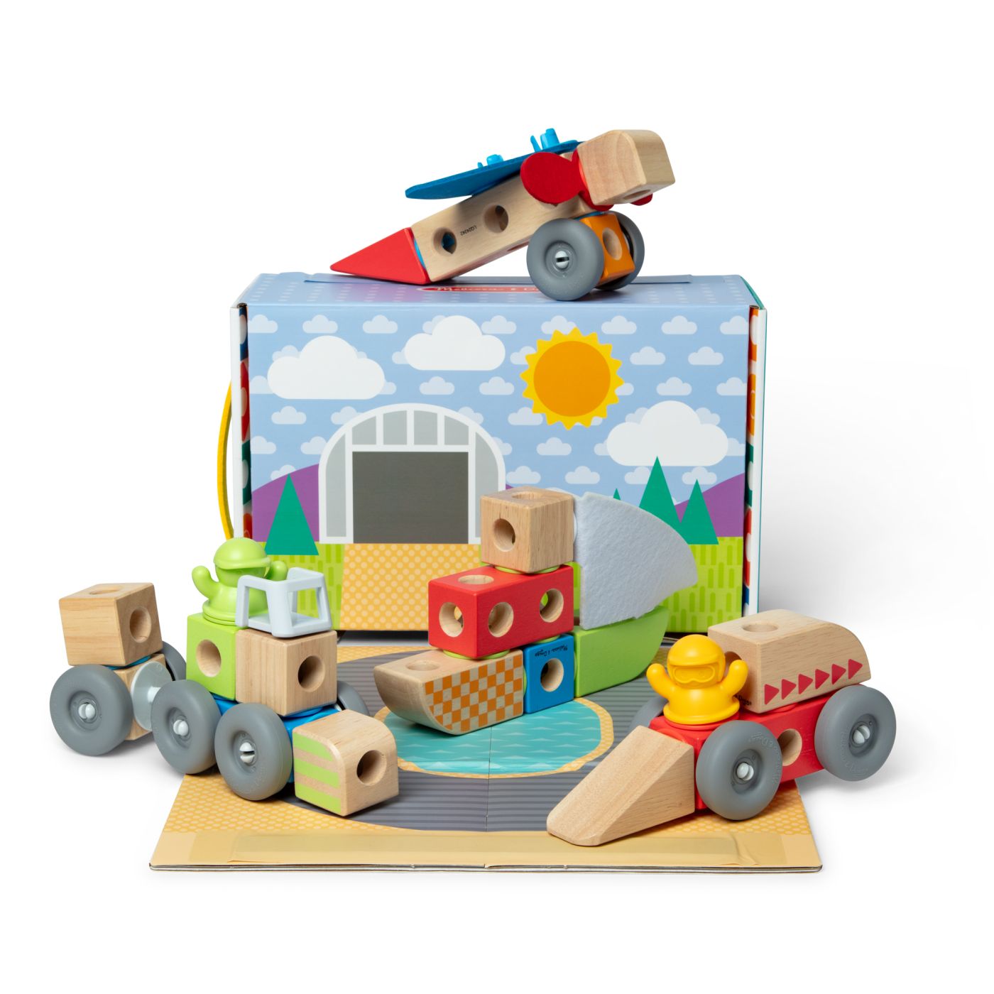 MELISSA AND DOUG SET DE CONSTRUCTIE DIN LEMN VEHICULE - Imagine 2 [ps:e6f75307-201b-405a-b1bd-de2a5bbc98c4]