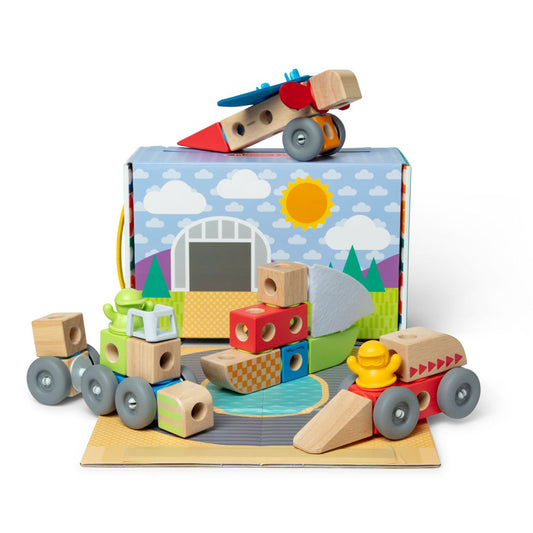 MELISSA AND DOUG SET DE CONSTRUCTIE DIN LEMN VEHICULE - Imagine 2 [ps:e6f75307-201b-405a-b1bd-de2a5bbc98c4]