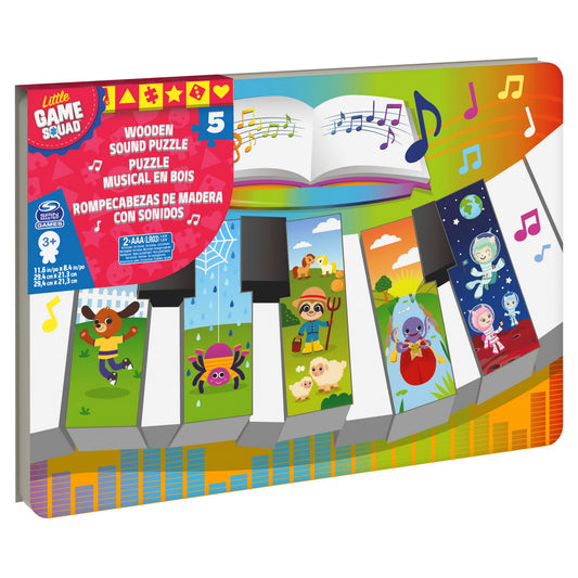 PUZZLE DIN LEMN IN FORMA DE PIAN CU SUNETE Spin Master - Imagine 2
