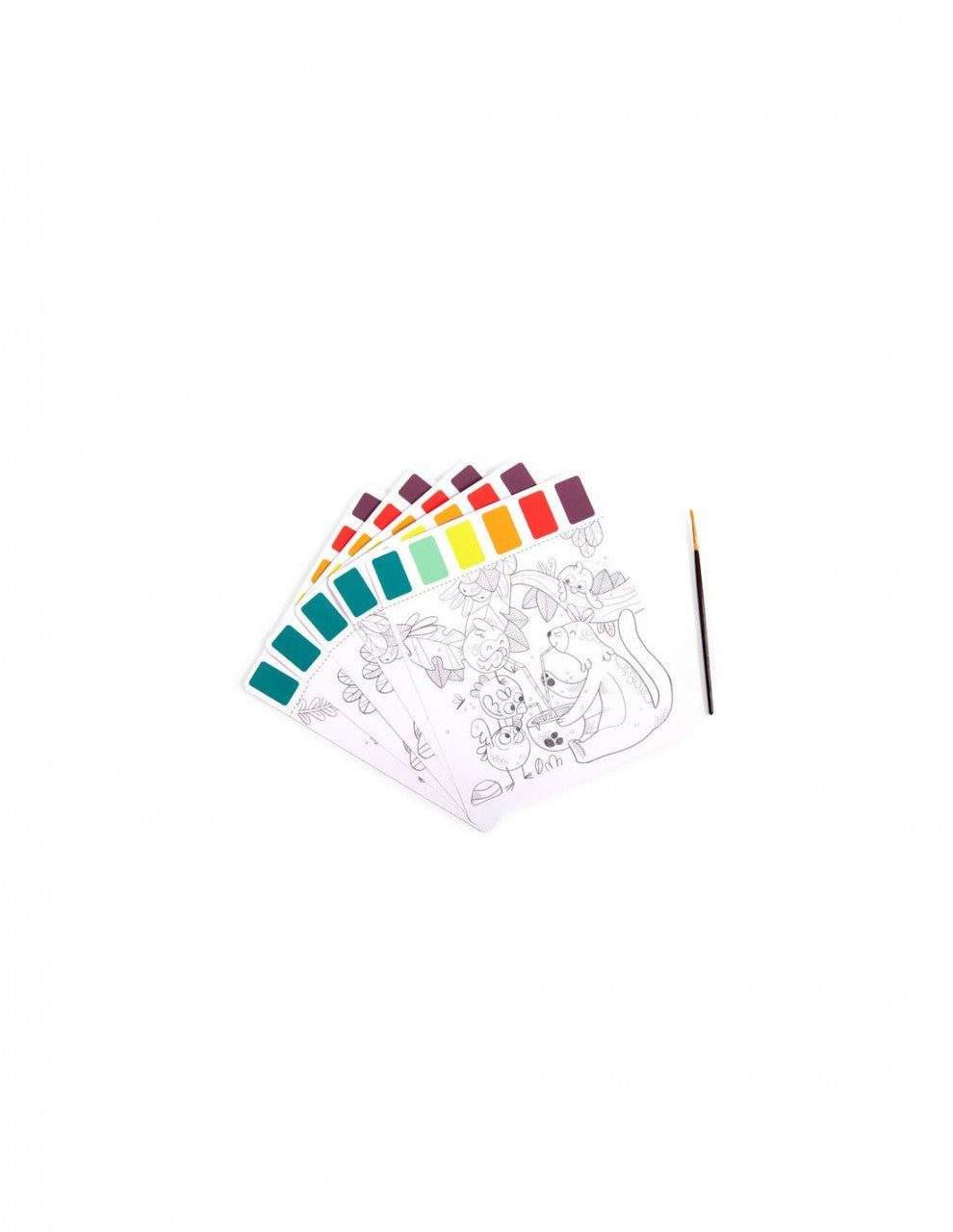 Planse preilustrate pentru pictura In jungla, Moulin Roty - Imagine 2 [ps:561d56d4-92d5-4fd5-a7bb-163f6bbbffa6]