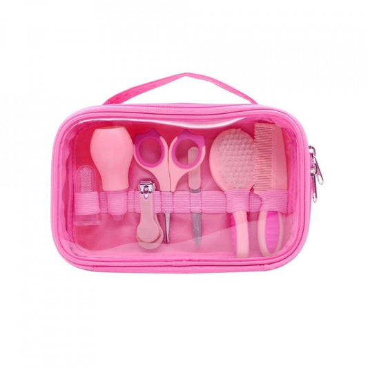 Set ingrijire unghii copii cu 7 piese BabyJem (Culoare: Gri) - Roz [ps:64a94eca-ed3b-46e5-aeab-59effa32dafb]