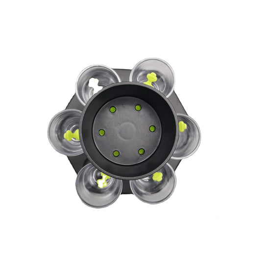 Dozator Shoturi Hexagonal Flippy, Set 6 Pahare, Negru - Default Title (2) [ps:df8f3122-dcc9-41d7-bcbc-31f93080979e]