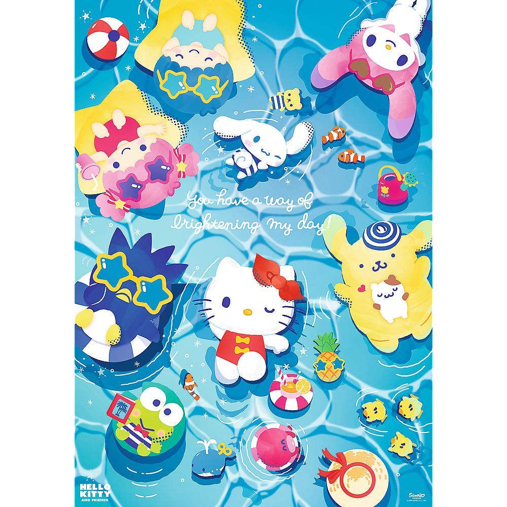 PUZZLE TREFL 1000 PREMIUM PLUS HELLO KITTY RELAXARE DE VARA - Imagine 2 [ps:a5765c53-d31c-448f-9511-23ed19ef09c9]
