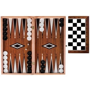 Joc Table și Șah din Lemn Jumbo, 37x37cm | Set Complet - Pion (2) [ps:a7eb43f0-ae96-4470-89b1-978bc78f12ac]
