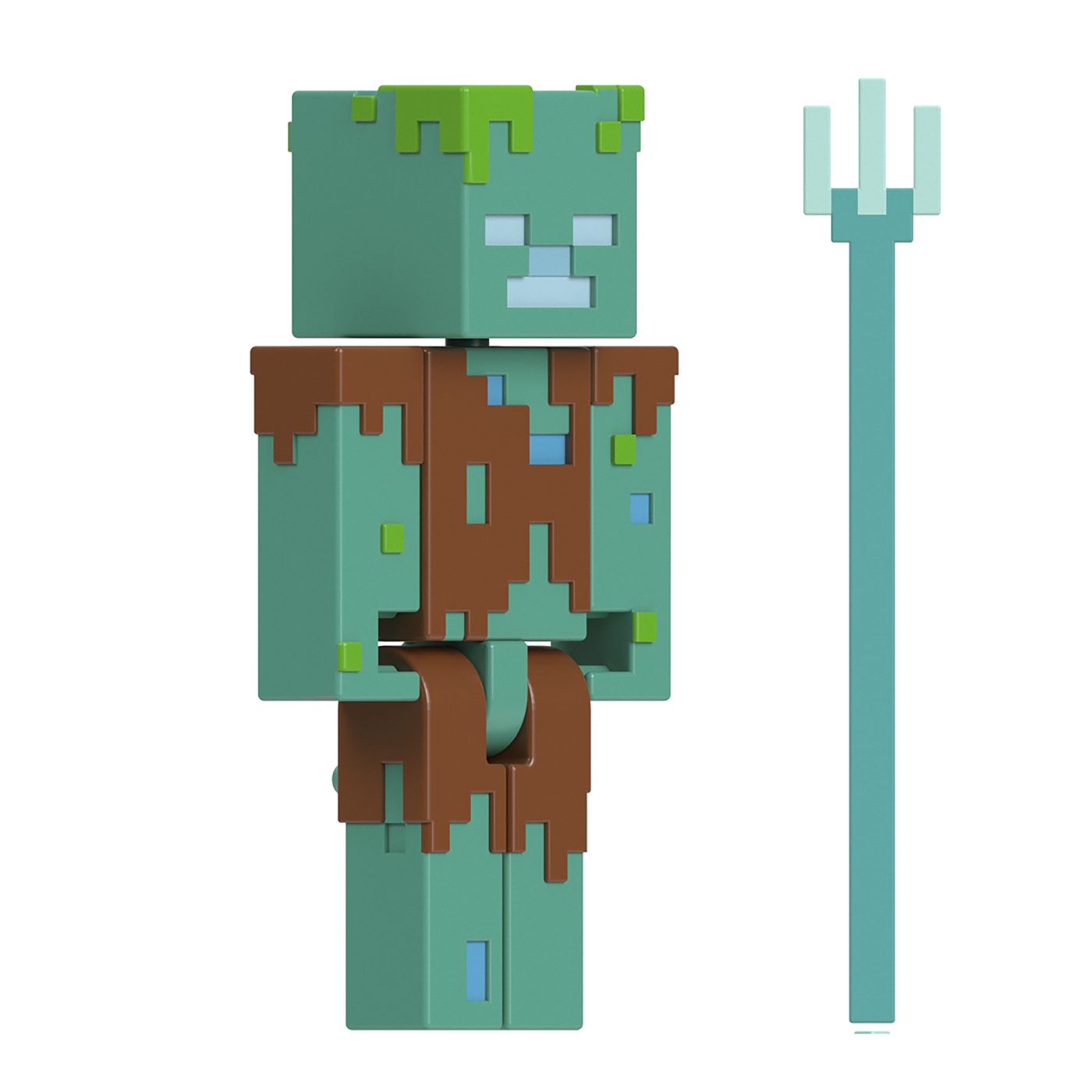 MINECRAFT CRAFT A BLOCK FIGURINA PIG 8CM Mattel - Drowned (2) [ps:facb9a83-4c9d-4c80-ba2e-842e70b4c0f6]