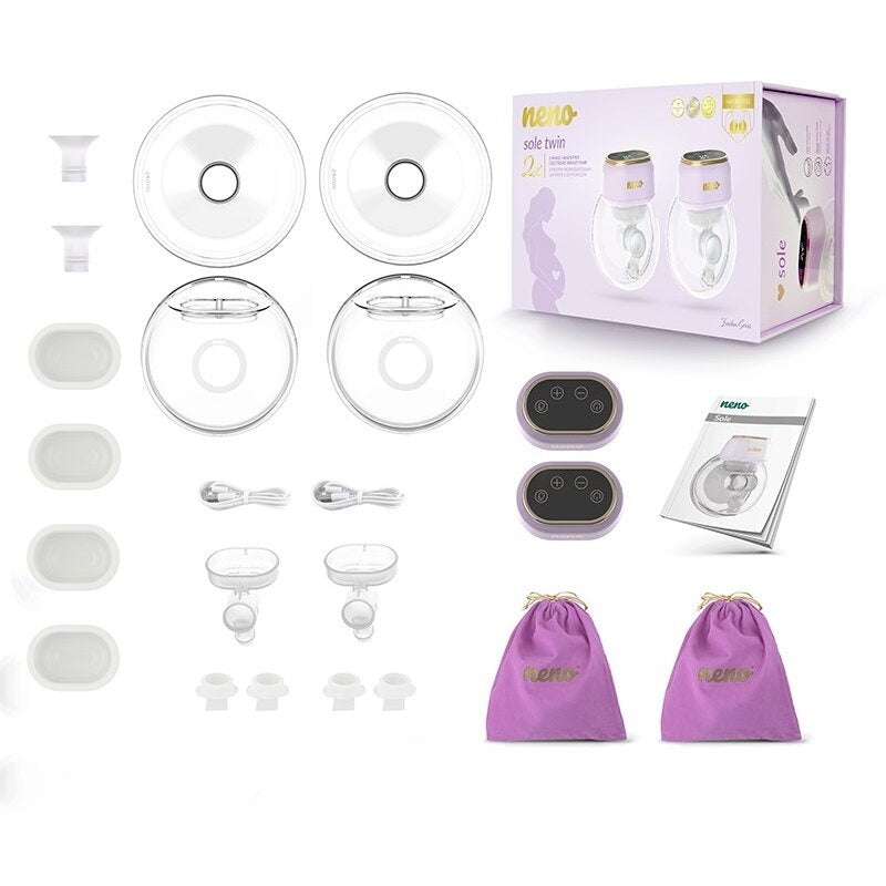 Neno Sole Twin – pompă de sân dublă electrică, fără fir - Imagine 2