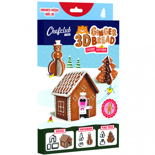 Set de forme Casuta in turta dulce 3D, Chefclub kids [ps:30e512c3-1a08-437c-a923-bdf3827e251f]