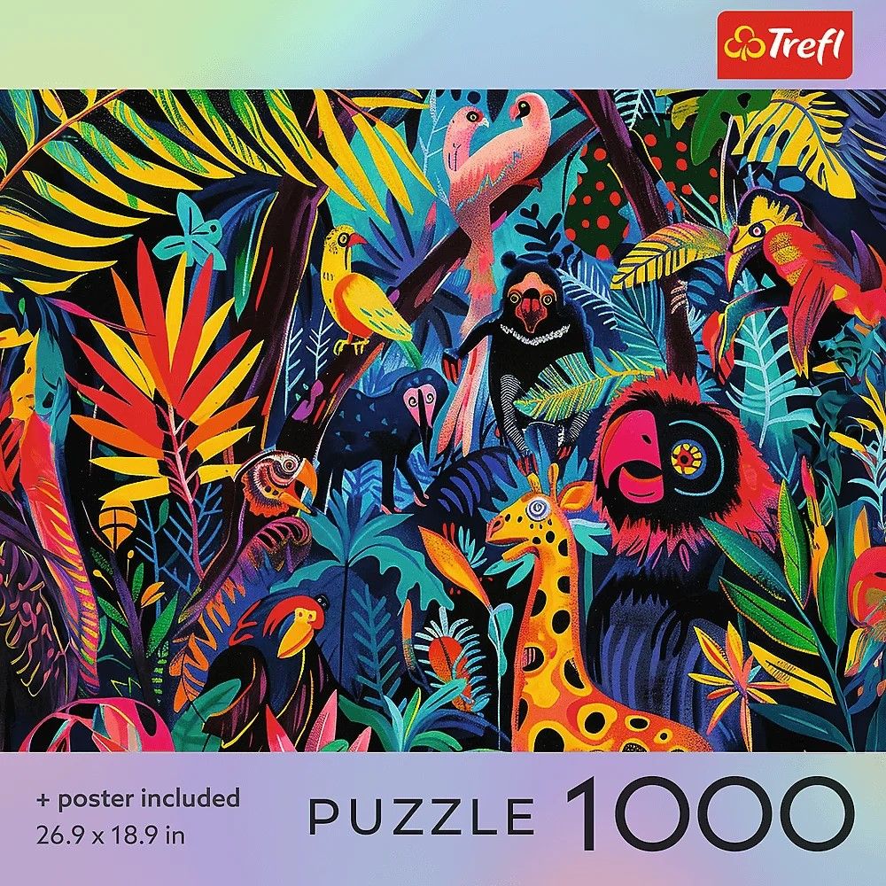 Puzzle Trefl 1000 piese - Sua în Junglă cu Poster - Default Title (2) [ps:796ec349-f4b7-4e65-b3f3-35315f113f84]