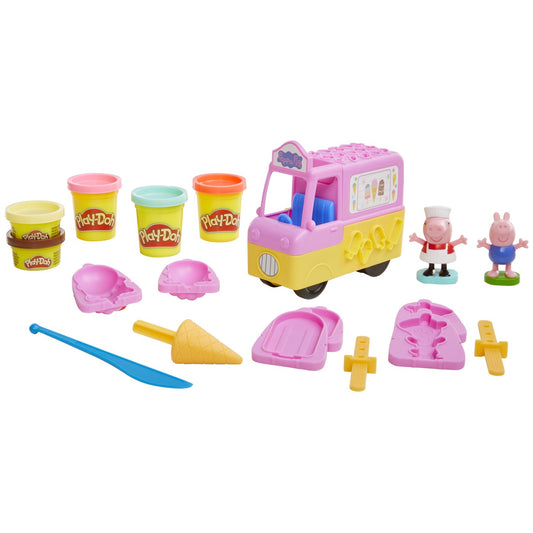 PLAY DOH PEPPA PIG SI MASINA DE INGHETATA Hasbro - Imagine 2
