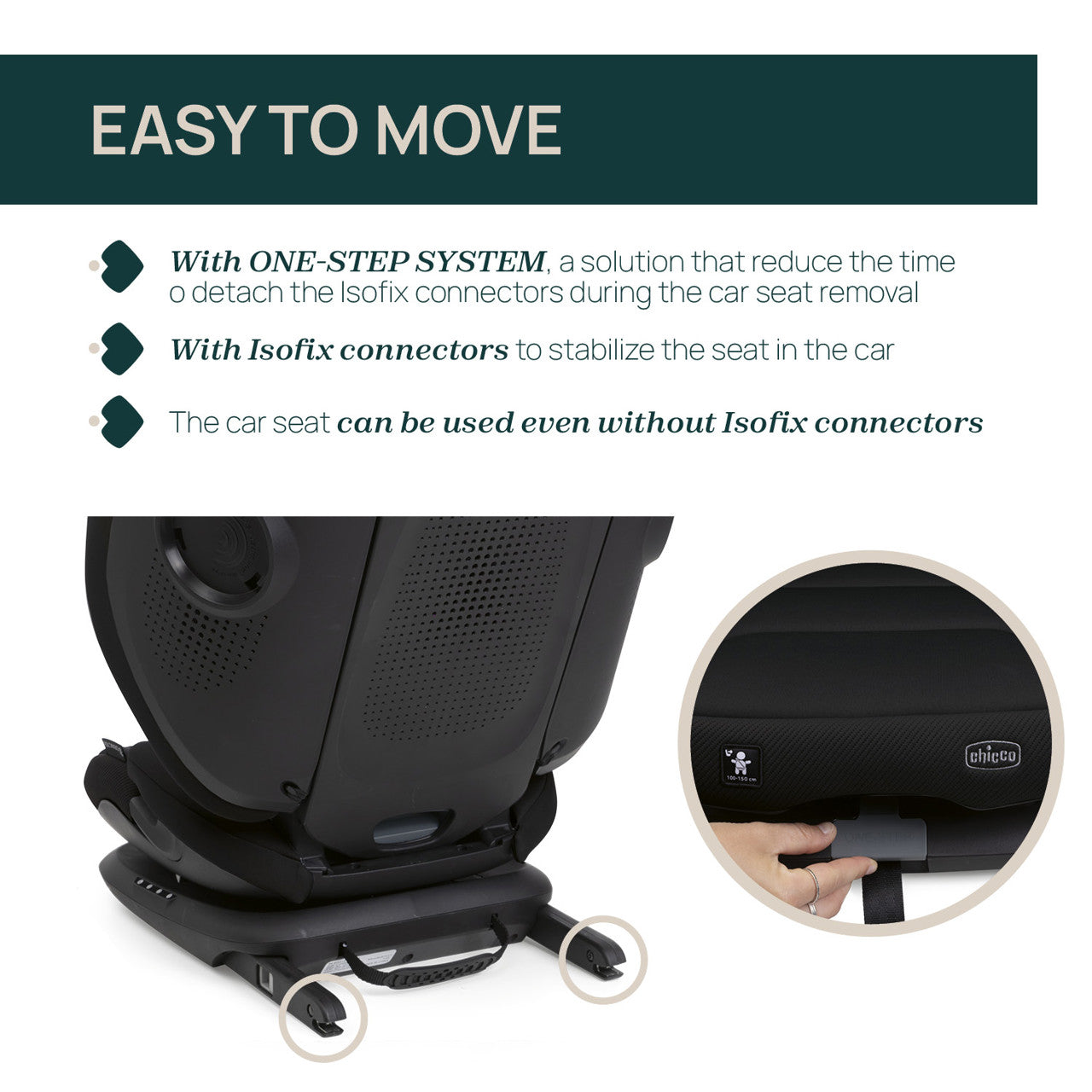 Scaun auto Chicco Fold&Go I-Size Isofix, PoshBlack - Negru (2) [ps:0b0c0784-09c0-444c-abb5-d1a0e7844c6c]
