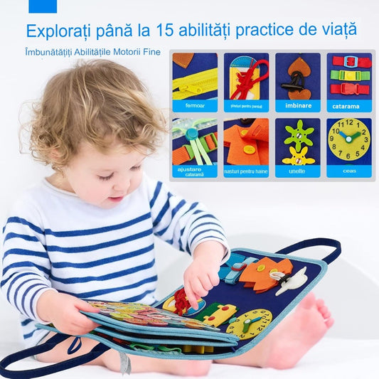 Carte Senzorială Montessori Flippy Dinozauri, 5 Pagini - Default Title (2) [ps:360f68cd-504c-4430-a2d4-93a90d31f16e]