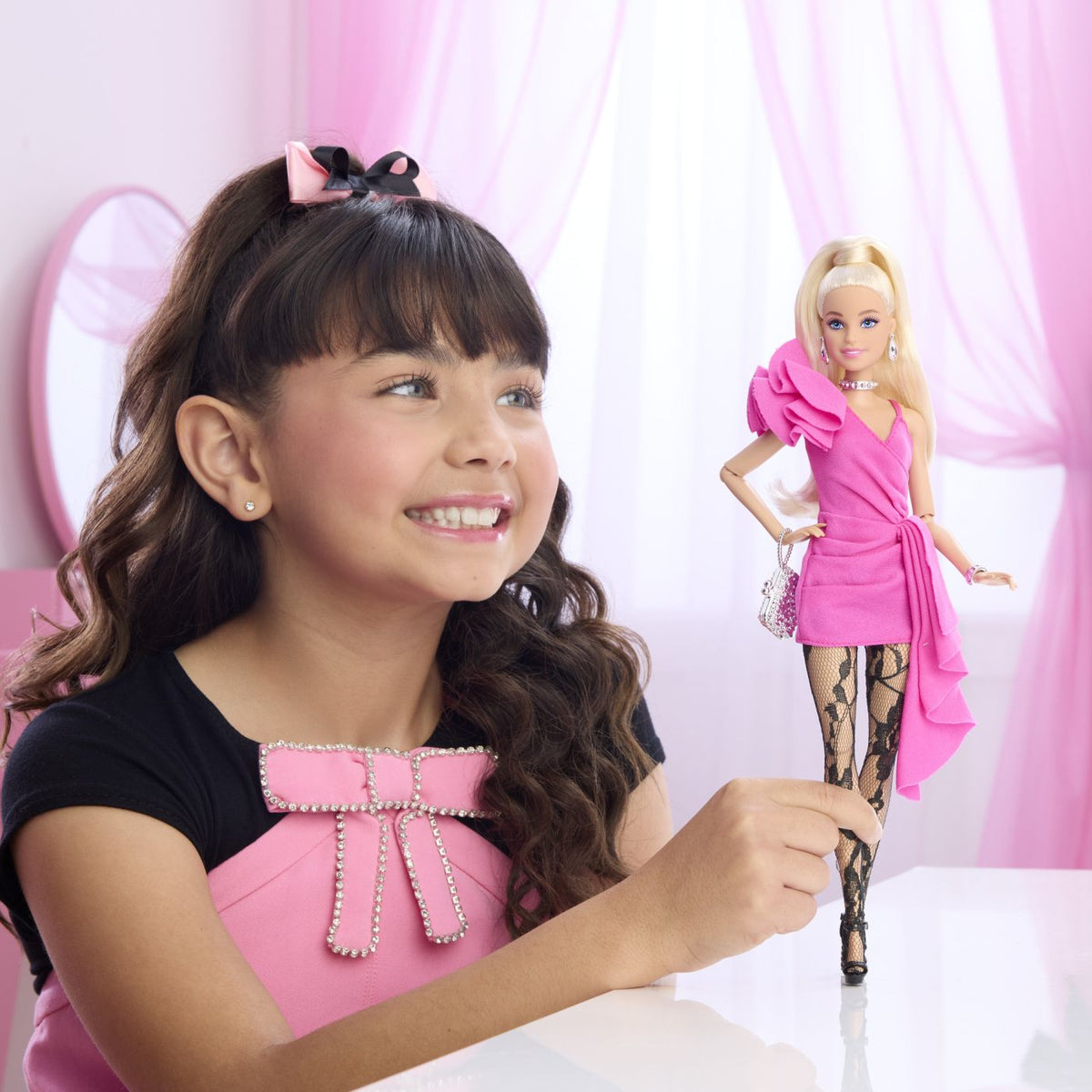 Păpușă Barbie Deluxe Style Blondă cu Rochie Roz - Mattel - Default Title (2) [ps:634b4c7e-1df8-4a1f-a123-084313a27bd0]