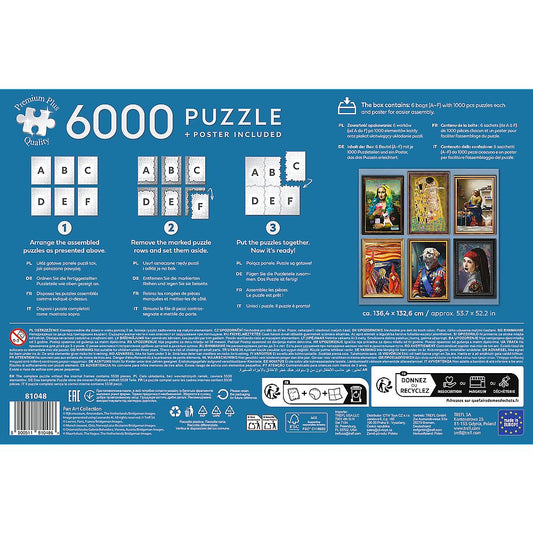 PUZZLE TREFL 6000 PREMIUM PLUS COLECTIE DE ARTA - Imagine 4 [ps:8355a5c7-43b0-4429-a2b3-cf20b255464d]