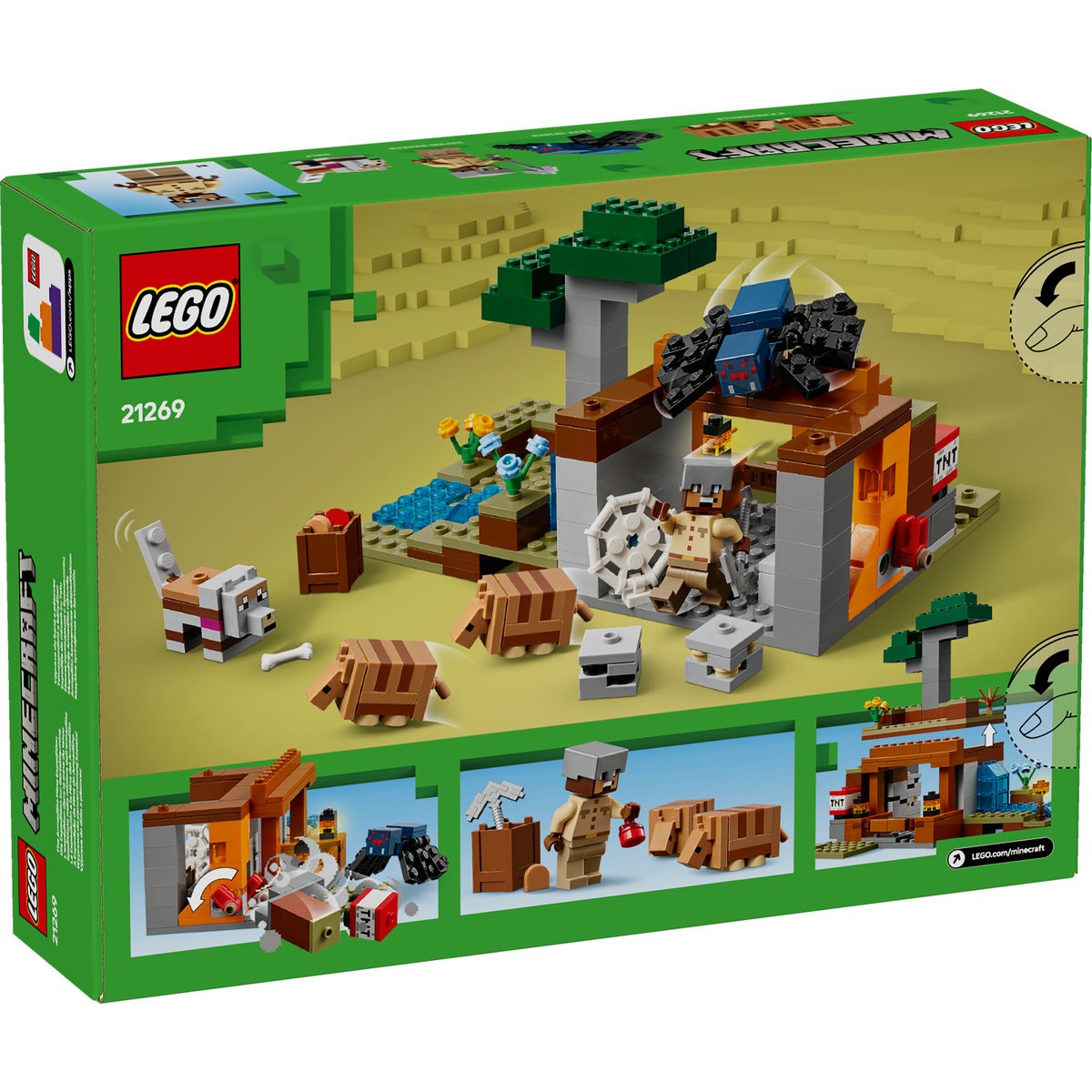 LEGO MINECRAFT EXPEDITIA DE MINERIT CU TATU 21269 - Imagine 8 [ps:eda25e2c-3bd9-4d20-9118-6cf5b70964ed]