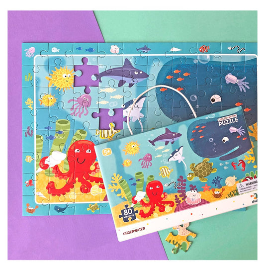 Puzzle Animale Marine Dodo Toys, 80 piese - Observare - Default Title (2) [ps:d7865597-e7e6-485f-b887-a9335c41a694]