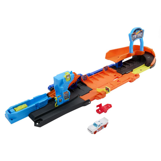 HOT WHEELS CITY TRANSFORMAREA GARAJULUI DE CASCADORII CU - Imagine 2
