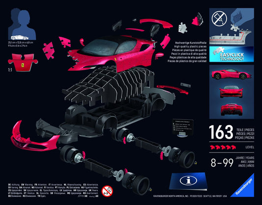 Puzzle 3D Ferrari SF90 Stradale Ravensburger - Iconics - Default Title (2) [ps:ae3bcf95-a1fd-4904-8b37-a00f0b9a651c]