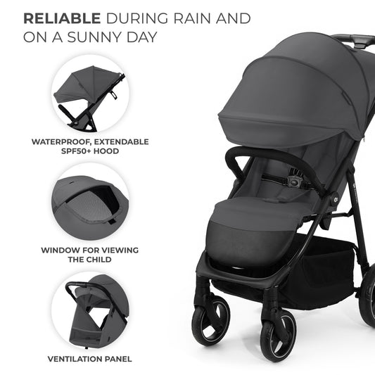 CARUCIOR SPORT KINDERKRAFT TRIG3 GRANITE GREY - Gri [ps:e4f3a2ae-db4b-42ef-8095-a1e942d25678]
