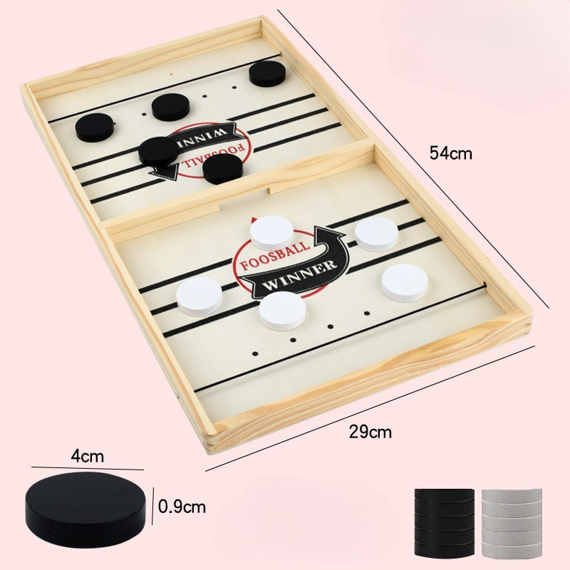 Joc Fooseball Interactiv Flippy, Hockey pe Gheata, Lemn - Default Title (2) [ps:3b0af3fb-1233-4b7f-b7c3-375b6438be59]
