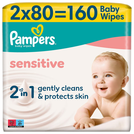 PAMPERS Sensitive, servetele umede, pentru copii, 320 buc - Imagine 2