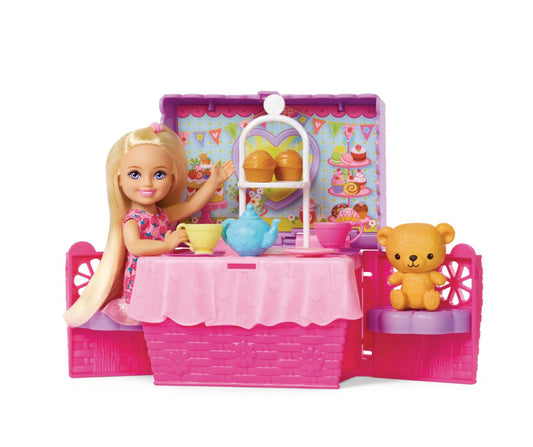 BARBIE FAMILY AND FRIENDS SET CLUBUL LUI CHELSEA - Imagine 2