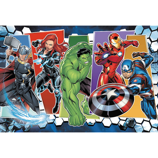 PUZZLE TREFL AVENGERS 60 INVINCIBILII - Imagine 2