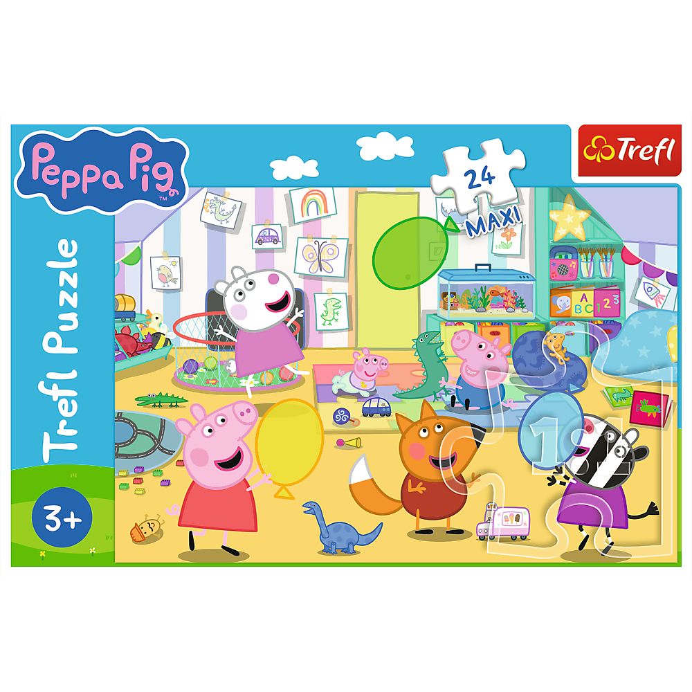 Puzzle Trefl 24 Piese Maxi Peppa Pig - Pentru Copii - Default Title (2) [ps:a5e35772-cd6f-4e59-88cc-2a062791f104]