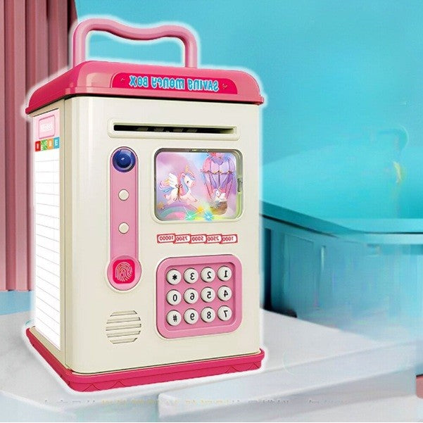 la Pusculiță ATM Flippy cu Amprentă, Roz | infant.ro - Roz (2) [ps:3d42bf20-dffb-4216-8f0b-1c6a9ae19def]