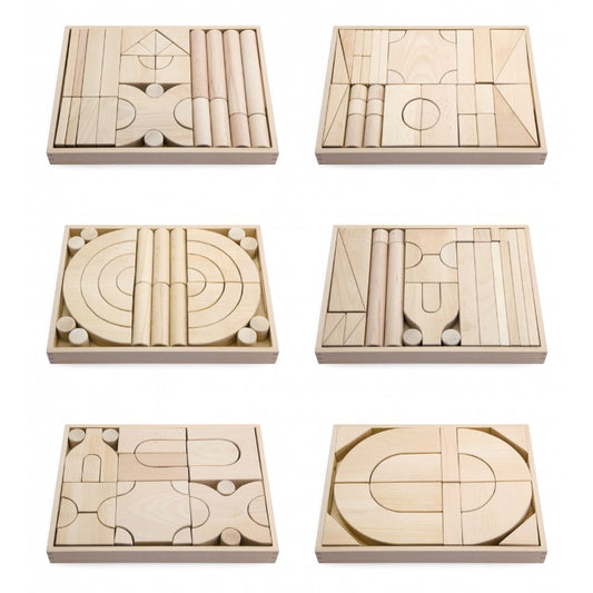 Set 6 modele blocuri arhitecturale de construit, natur, 158 buc, Viga [ps:edfba0ff-1217-484d-a1f1-37f2d1b24b09]