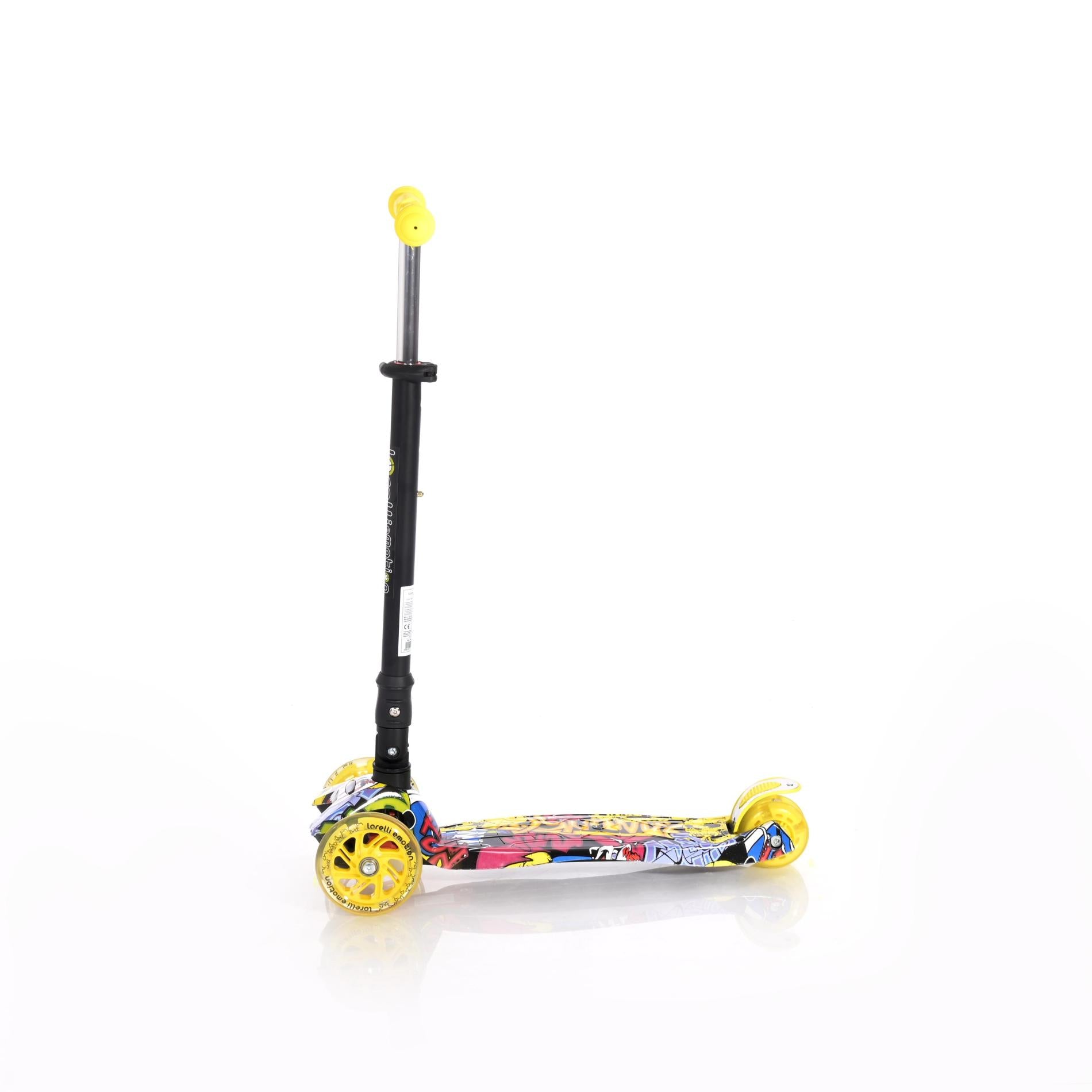 Trotinetă Copii Lorelli Rapid Tracery, 4 Roți cu LED - Galben (2) [ps:0e4b56a0-1eda-4aee-8cba-1c2483196cd2]