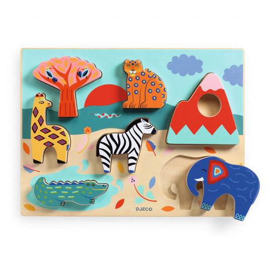 Puzzle Savana, Djeco - Imagine 2