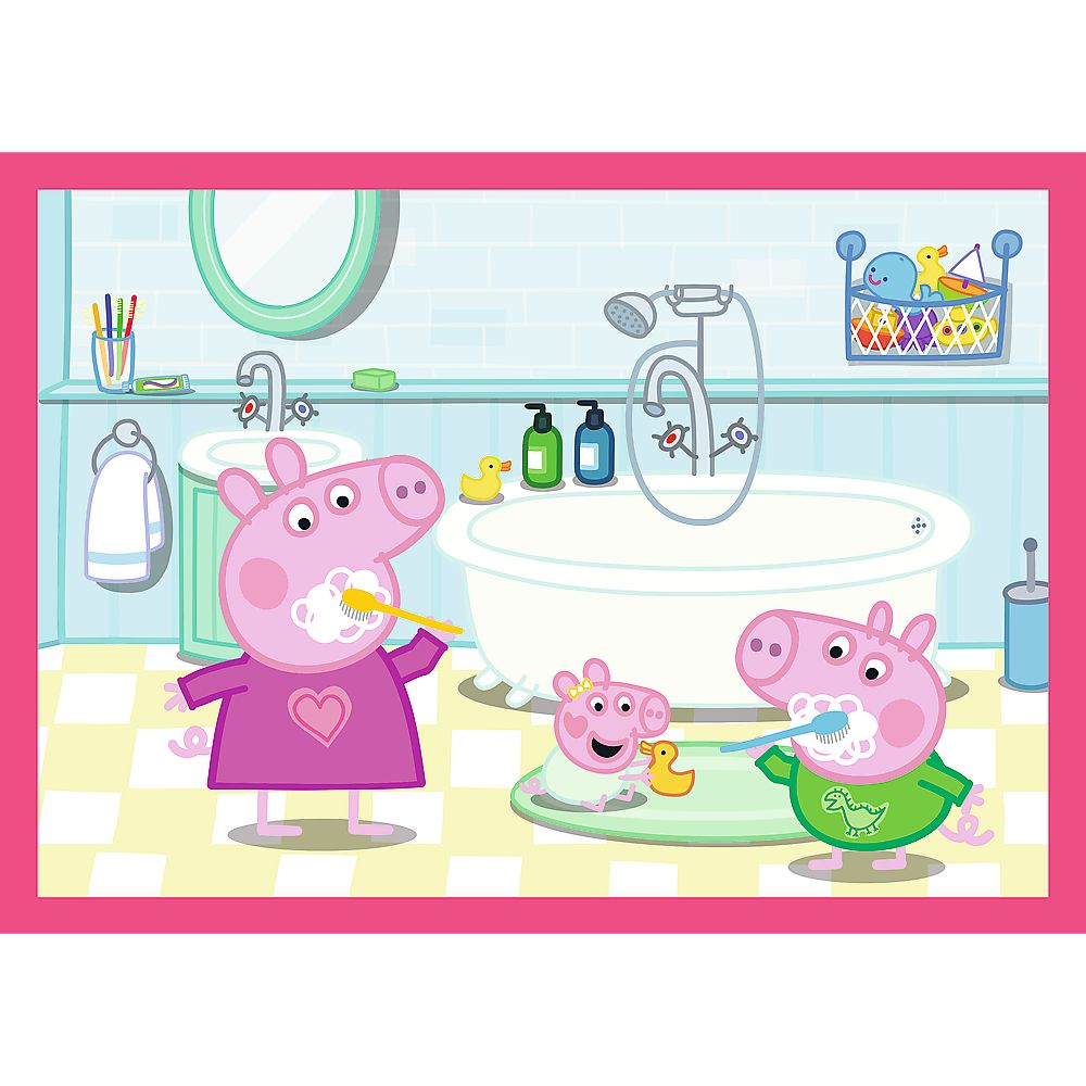 PUZZLE TREFL 4IN1 PEPPA PIG IUBESTE AVENTURILE - Peppa Pig (2) [ps:78ed7b47-76fe-44d5-bdde-e1846c699a72]