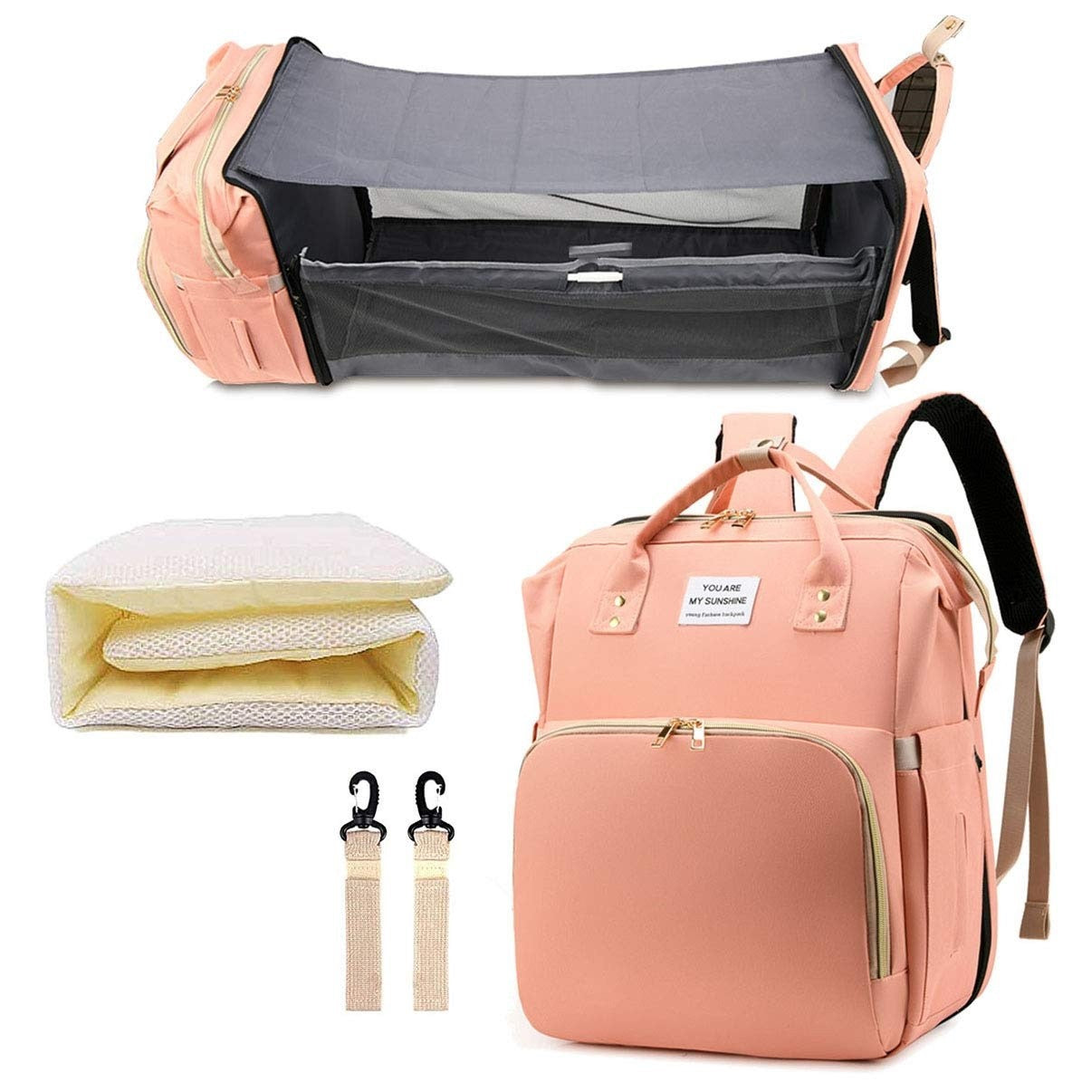 Rucsac Multifunctional Flippy cu Patut Pliabil | infant.ro - Roz Pudra (2) [ps:3518a5b3-d8d8-4002-8959-0d55ec1283f3]