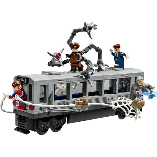 LEGO MARVEL LUPTA PE ACOPERISUL TRENULUI OMUL PAIANJEN - Imagine 2