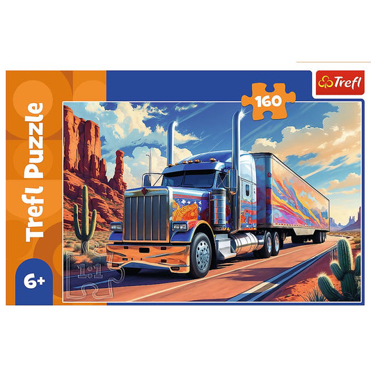PUZZLE TREFL 160 CAMION PE DRUM - Imagine 3 [ps:edcaf803-65c2-4344-a94c-29ebd63a82e6]