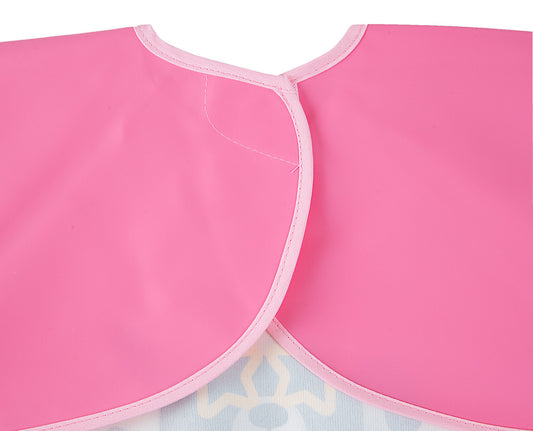 Baveta cu maneci si buzunar BabyJem Polly Bib (Culoare: - Roz [ps:966180e2-fe4a-4338-ad7e-fc7875320a71]