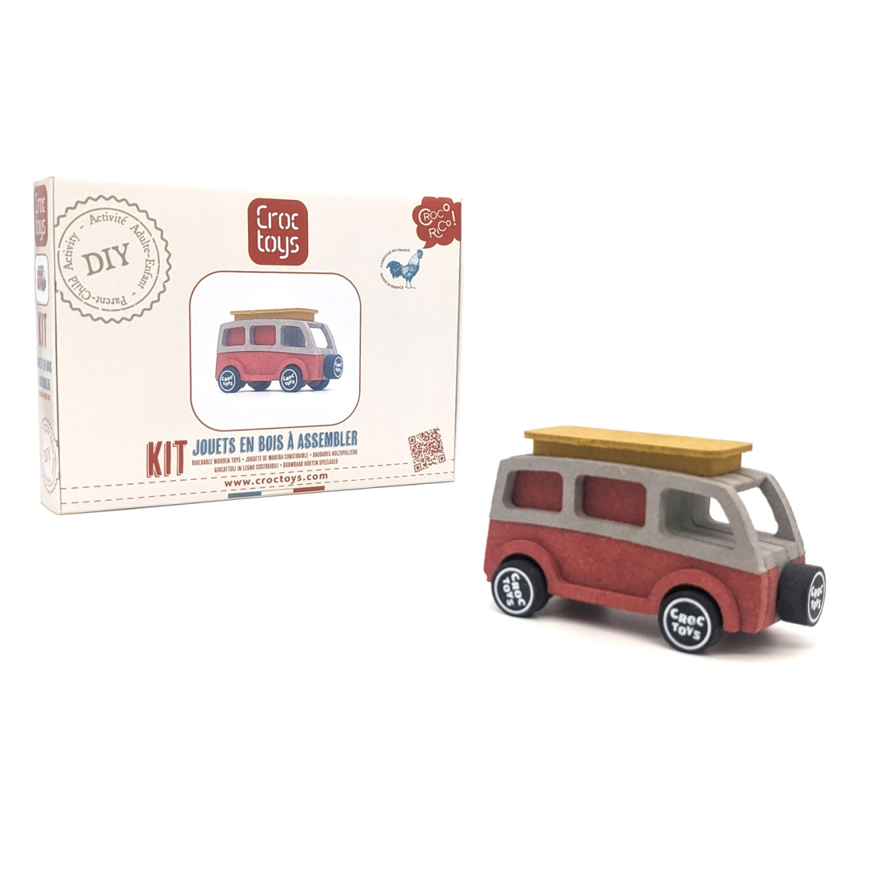 Set de constructie vehicul camper Charlie, Croc toys - Imagine 2 [ps:0e8aa4f5-a5e2-473f-98d8-faa8fc8754bb]